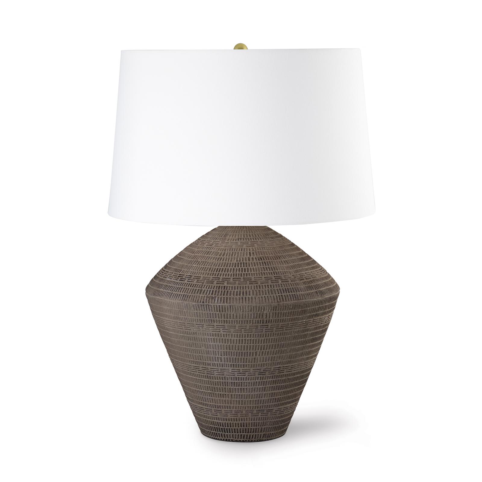 Nyx Travertine Mini Lamp (Black) | Regina Andrew Detroit